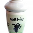 Ceramic Mutt-ini Cocktail Shaker Treat Jar/Canister *wrapped with ecofriendly materials