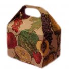 Ecofriendly Fruits-Imprinted Gable Paper Gift Box