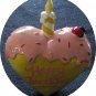 Ceramic/Pottery Heart Shape HAPPY BIRTHDAY Home Decor