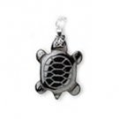 NEW Shiny Cute Hemalyke (Manmade Gemstone) Turtle Pendant