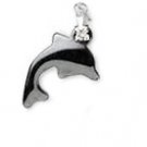 NEW Shiny Cute Hemalyke (Manmade Gemstone) Dolphin Pendant