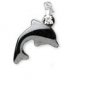 NEW Shiny Cute Hemalyke (Manmade Gemstone) Dolphin Pendant