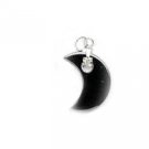NEW Shiny Cute Hemalyke (Manmade Gemstone) Half Moon Pendant