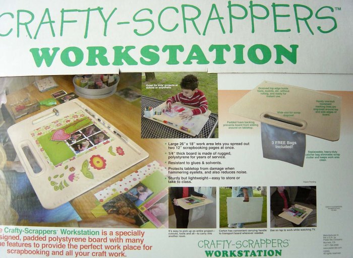 Large 26" x 18" Crafty Scrapper Workerstation