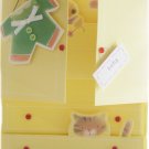 Handcrafted Greeting Card: "Wishing you every joy and happiness!"