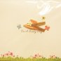 Handcrafted "ON A SUNNY DAY" Greeting Card: BLANK INSIDE - write your own message