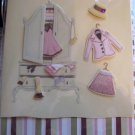 *FREE SHIPPING to US & CANADA* Handcrafted "LADIES' CLOSET" Greeting Card: BLANK INSIDE