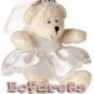 MINI "BRIDE" TEDDY BEAR PLUSH
