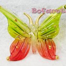 Small-Medium Blow Glass Ornament - Butterfly Figurine