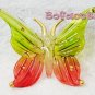 Small-Medium Blow Glass Ornament - Butterfly Figurine