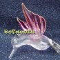 Small-Medium Blow Glass Ornament - Hummingbird Figurine