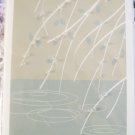 "Wishing you peace this time of sorrow" Handcrafted Message Card