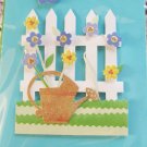 "Hope you have a little song in your heart today" Handcrafted "GET WELL" Message Card