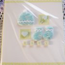 "Congratulations on your new baby!" Handcrafted Greeting Card