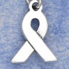0.925 STERLING SILVER PLAIN RIBBON CHARM