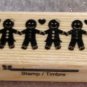 Clearance New Wood Mounted "Friendships" Rubber Stamp