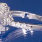 1.5ctw REAL RUSSIAN DIAMOND ENGAGEMENT RING size M