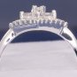 0.70ctw Russian Diamond Engagement Ring Size N