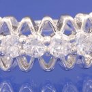 0.80ctw Russian Diamond Engagement Ring Size M or O