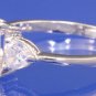 1.5ctw RUSSIAN DIAMOND ENGAGEMENT RING size M or O