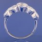 1.5ctw Russian Diamond Engagement Ring Size  M or O