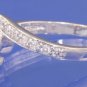 1.4ctw RUSSIAN DIAMOND ENGAGEMENT RING size M