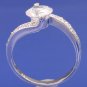 1.4ctw RUSSIAN DIAMOND ENGAGEMENT RING size M