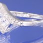 0.95ctw STUNNING RUSSIAN DIAMOND ENGAGEMENT RING Size M or O
