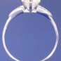 0.76ctw RUSSIAN DIAMOND ENGAGEMENT RING size O or P