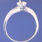 0.57ctw RUSSIAN DIAMOND ENGAGEMENT RING Size O or P