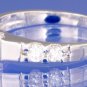 0.90ctw RUSSIAN DIAMOND ENGAGEMENT RING Size O