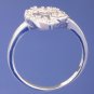 0.25ctw RUSSIAN DIAMOND ENGAGEMENT RING Size I, I1/2, M, L, or O