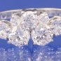 1.95ctw RUSSIAN DIAMOND ENGAGEMENT RING size P