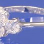 1.95ctw RUSSIAN DIAMOND ENGAGEMENT RING size P