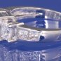 3.10ctw Russian Diamond Engagement Ring Size M or P