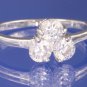 0.75ctw Russian Diamond Engagement Ring Size I1/2, M or O