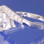 1.65ctw RUSSIAN DIAMOND ENGAGEMENT RING size O or Q