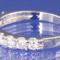 1.0ctw RUSSIAN DIAMOND ENGAGEMENT RING size I1/2 or O