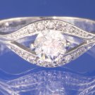 0.60ctw Russian Diamond Engagement Ring Size M or O