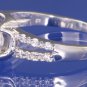1.0ctw RUSSIAN DIAMOND ENGAGEMENT RING Size M or O