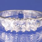 1.5ctw RUSSIAN DIAMOND ENGAGEMENT RING Size I1/2,M,O or P