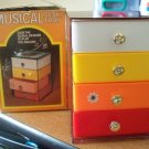 Vintage Musical Desk Tray Music Box Plays Love Story #400063