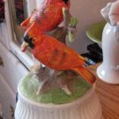 Beautiful Simpson Gifts Cardinal Couple Music Box Plays True Love  #400095