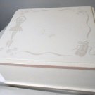White and Pink Ballerina Musical Jewelry Box Plays Waltzing Matilda  #400233
