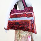 Hmong Old Vintage Style Thai handmade Patch work Sling Cotton Shoulder Bag Handbag