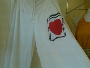 hand painted pants
