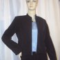 3 pc set by positive attitude size 10 skirt suit black and blue