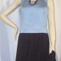 3 pc set by positive attitude size 10 skirt suit black and blue