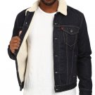 Levis Men's Sherpa Lined Trucker Jacket Denim -  S