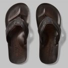 Abercrombie & Fitch Men's Leather Flip Flops - size M (BNWT)